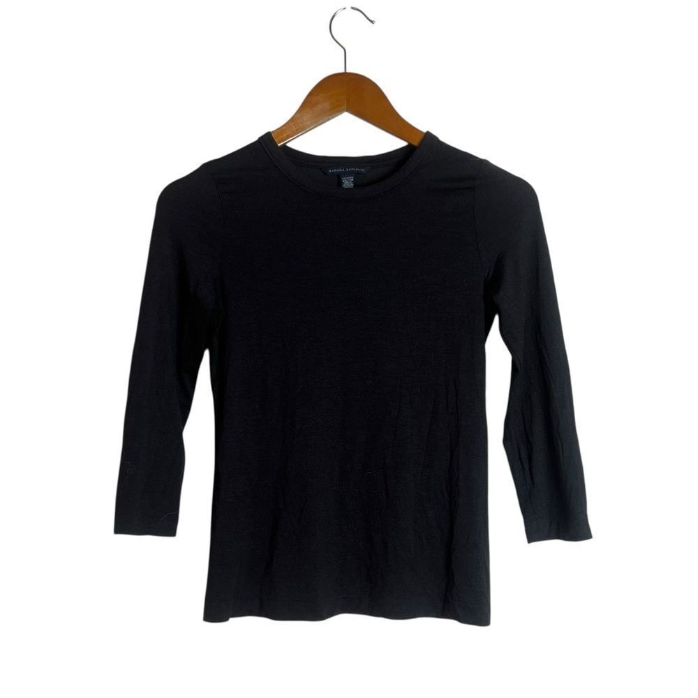 Banana‎ republic brown silk blend knit shirt